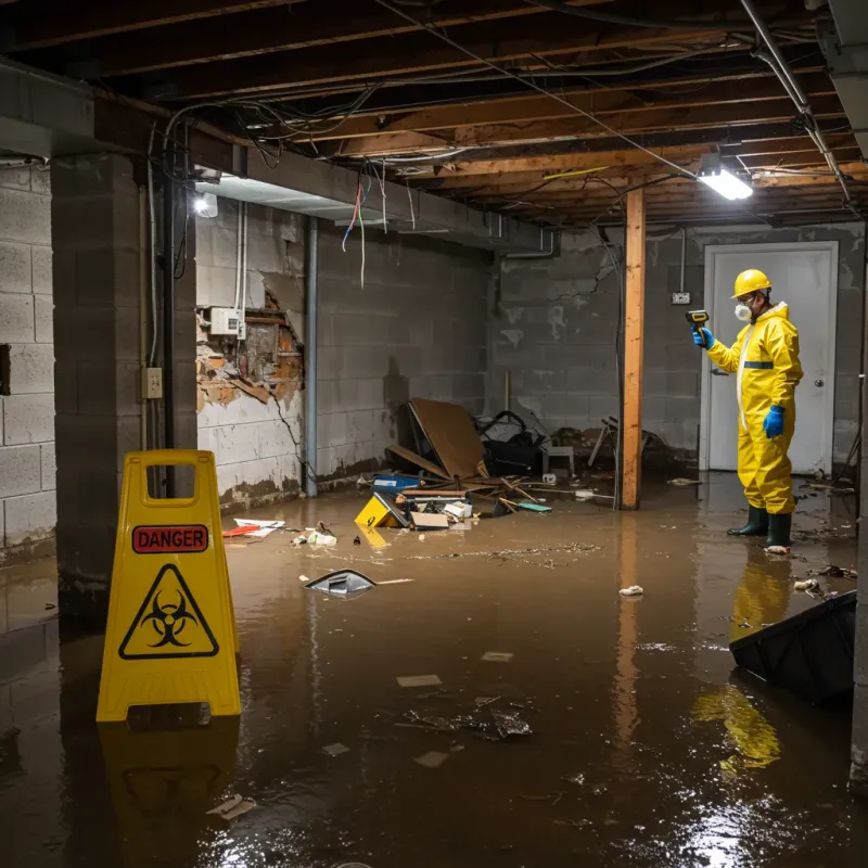 Flooded Basement Electrical Hazard in Honolulu County, HI Property